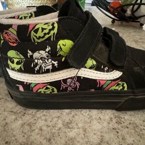 Glow in the dark high top Monster Vans
